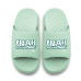 Unisex Utah Mammoth ISlide Seafoam Bubble Letters Motive Slide Sandals Unisex Utah Mammoth ISlide Seafoam Bubble Letters Motive Slide Sandals