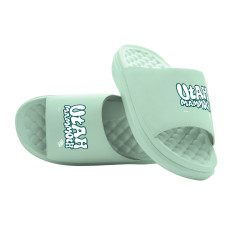Unisex Utah Mammoth ISlide Seafoam Bubble Letters Motive Slide Sandals