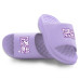 Unisex Florida Panthers ISlide Lavender Bubble Letters Motive Slide Sandals
