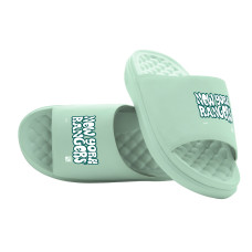 Unisex New York Rangers ISlide Seafoam Bubble Letters Motive Slide Sandals Unisex New York Rangers ISlide Seafoam Bubble Letters Motive Slide Sandals
