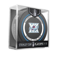 Colorado Avalanche Inglasco 2026 Stanley Cup Playoffs Official Game Puck Colorado Avalanche Inglasco 2026 Stanley Cup Playoffs Official Game Puck