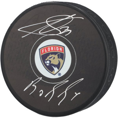 Шайба Sergei Bobrovsky Florida Panthers Autographed Fanatics Authentic with "Bobby" Inscription