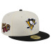 Бейсболка Pittsburgh Penguins New Era Cream 250th Anniversary of the United States Two-Tone 59FIFTY