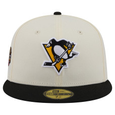 Бейсболка Pittsburgh Penguins New Era Cream 250th Anniversary of the United States Two-Tone 59FIFTY