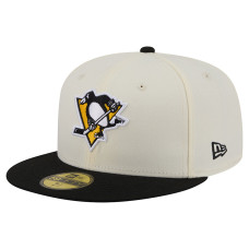 Бейсболка Pittsburgh Penguins New Era Cream 250th Anniversary of the United States Two-Tone 59FIFTY