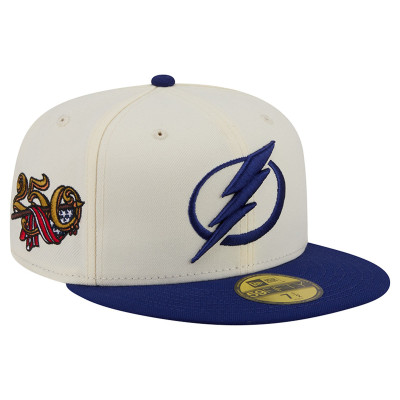 Бейсболка Tampa Bay Lightning New Era Cream America's 250th Two-Tone 59FIFTY