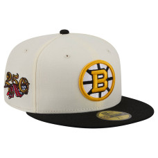 Бейсболка Boston Bruins New Era Cream 250th Anniversary of the United States Two-Tone 59FIFTY
