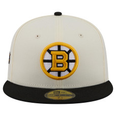 Бейсболка Boston Bruins New Era Cream 250th Anniversary of the United States Two-Tone 59FIFTY