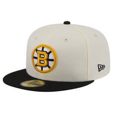 Бейсболка Boston Bruins New Era Cream 250th Anniversary of the United States Two-Tone 59FIFTY