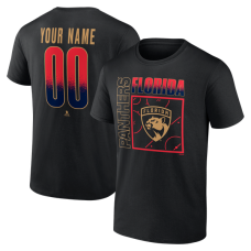Именная футболка Florida Panthers Black Home Ice Pop Name & Number Именная футболка Florida Panthers Black Home Ice Pop Name & Number