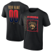 Именная футболка Florida Panthers Black Home Ice Pop Name & Number Именная футболка Florida Panthers Black Home Ice Pop Name & Number