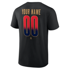 Именная футболка Florida Panthers Black Home Ice Pop Name & Number Именная футболка Florida Panthers Black Home Ice Pop Name & Number
