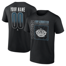 Именная футболка Los Angeles Kings Black Home Ice Pop Name & Number Именная футболка Los Angeles Kings Black Home Ice Pop Name & Number