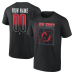 Именная футболка New Jersey Devils Black Home Ice Pop Name & Number Именная футболка New Jersey Devils Black Home Ice Pop Name & Number