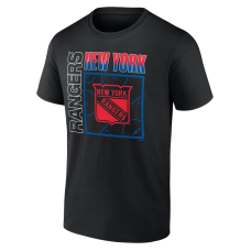 Именная футболка New York Rangers Black Home Ice Pop Name & Number