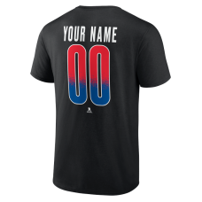 Именная футболка New York Rangers Black Home Ice Pop Name & Number