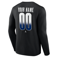 Именная футболка с длинным рукавом Tampa Bay Lightning Black Home Ice Pop Name & Number Именная футболка с длинным рукавом Tampa Bay Lightning Black Home Ice Pop Name & Number