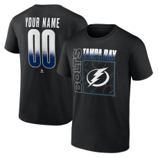 Именная футболка Tampa Bay Lightning Black Home Ice Pop Name & Number Именная футболка Tampa Bay Lightning Black Home Ice Pop Name & Number