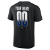 Именная футболка Toronto Maple Leafs Home Ice Pop Name & Number - Black