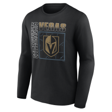 Именная футболка с длинным рукавом Vegas Golden Knights Black Home Ice Pop Name & Number Именная футболка с длинным рукавом Vegas Golden Knights Black Home Ice Pop Name & Number
