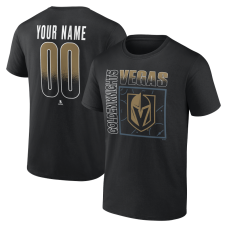 Именная футболка Vegas Golden Knights Black Home Ice Pop Name & Number