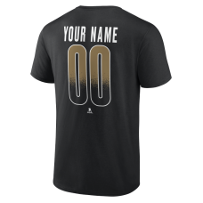Именная футболка Vegas Golden Knights Black Home Ice Pop Name & Number