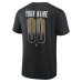 Именная футболка Vegas Golden Knights Black Home Ice Pop Name & Number