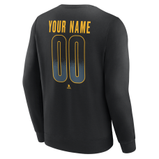 Именная свитшот Boston Bruins Black Home Ice Pop Name & Number