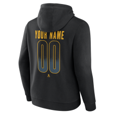Именная толстовка Boston Bruins Black Home Ice Pop Name & Number