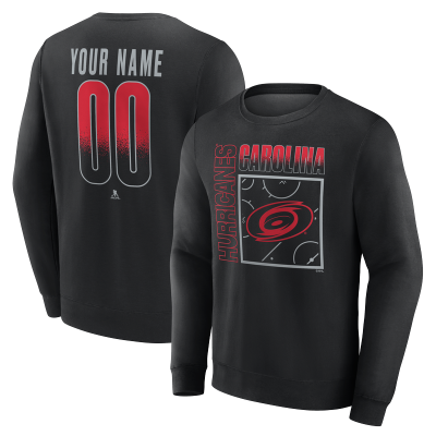 Именная свитшот Carolina Hurricanes Black Home Ice Pop Name & Number
