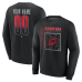 Именная свитшот Carolina Hurricanes Black Home Ice Pop Name & Number Именная свитшот Carolina Hurricanes Black Home Ice Pop Name & Number