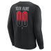 Именная свитшот Carolina Hurricanes Black Home Ice Pop Name & Number
