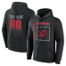 Именная толстовка Carolina Hurricanes Black Home Ice Pop Name & Number