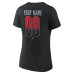 Женская Именная футболка Carolina Hurricanes Black Home Ice Pop Name & Number V-Neck