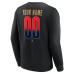 Именная свитшот Florida Panthers Black Home Ice Pop Name & Number