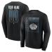 Именная свитшот Los Angeles Kings Black Home Ice Pop Name & Number