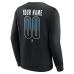 Именная свитшот Los Angeles Kings Black Home Ice Pop Name & Number