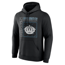 Именная толстовка Los Angeles Kings Black Home Ice Pop Name & Number