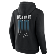 Именная толстовка Los Angeles Kings Black Home Ice Pop Name & Number