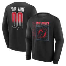 Именная свитшот New Jersey Devils Black Home Ice Pop Name & Number Именная свитшот New Jersey Devils Black Home Ice Pop Name & Number
