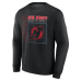 Именная свитшот New Jersey Devils Black Home Ice Pop Name & Number