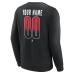 Именная свитшот New Jersey Devils Black Home Ice Pop Name & Number