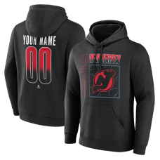 Именная толстовка New Jersey Devils Black Home Ice Pop Name & Number Именная толстовка New Jersey Devils Black Home Ice Pop Name & Number