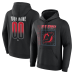 Именная толстовка New Jersey Devils Black Home Ice Pop Name & Number Именная толстовка New Jersey Devils Black Home Ice Pop Name & Number