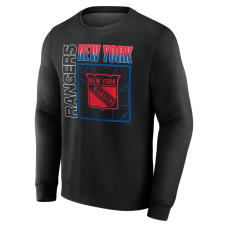 Именная свитшот New York Rangers Black Home Ice Pop Name & Number