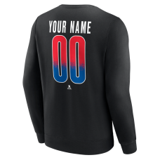 Именная свитшот New York Rangers Black Home Ice Pop Name & Number