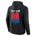 Именная толстовка New York Rangers Black Home Ice Pop Name & Number