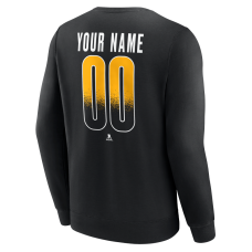 Именная свитшот Pittsburgh Penguins Black Home Ice Pop Name & Number