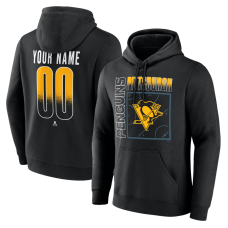 Именная толстовка Pittsburgh Penguins Black Home Ice Pop Name & Number Именная толстовка Pittsburgh Penguins Black Home Ice Pop Name & Number