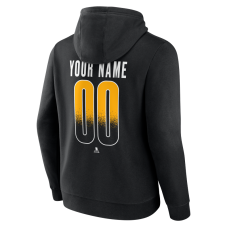 Именная толстовка Pittsburgh Penguins Black Home Ice Pop Name & Number Именная толстовка Pittsburgh Penguins Black Home Ice Pop Name & Number